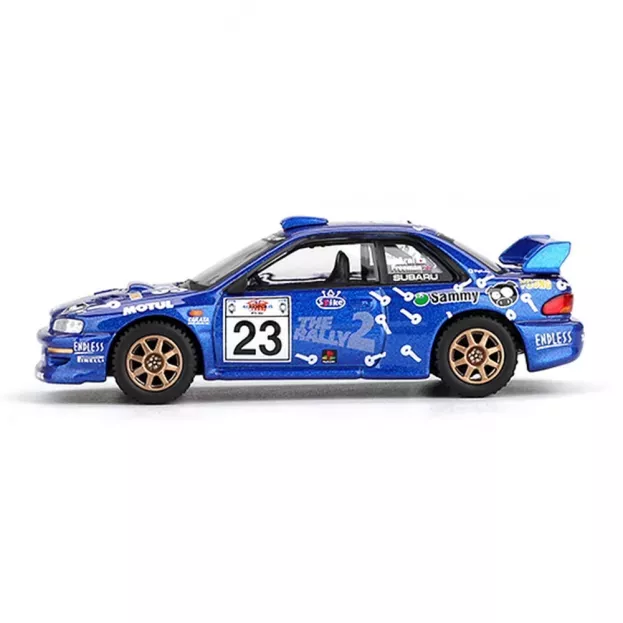 Mini GT Subaru Impreza Wrc99 Team Spike N 23 4th Rally Acropolis 2000 Toshihiro Arai Roger Freeman 1:64 MGT01078-L
