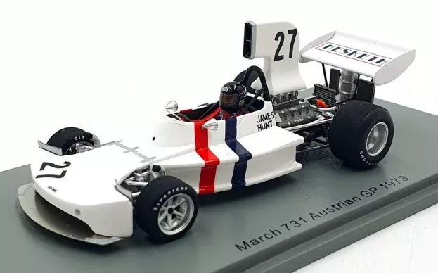 Spark March F1 731 N 27 Austrian Gp 1973 J.hunt 1:43 S7266