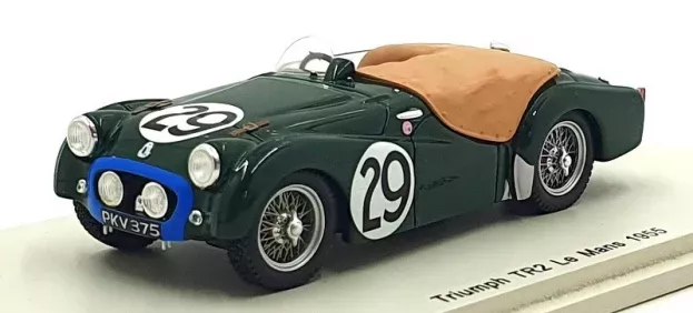 Spark Triumph Tr2 Team Standard Triumph Ltde N 29 24h Le Mans 1955 W.k.richardson . B.hadley 1:43 S1393