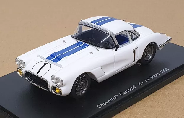Spark Chevrolet Corvette 4.6l V8 N 1 24h Le Mans 1960 B.cunningham B.kimberly 1:43 S1537