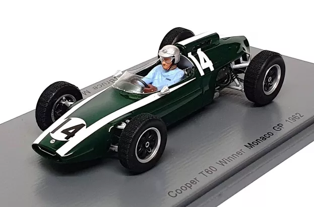 Spark Cooper F1 T60 N 14 Winner Monaco Gp 1962 Bruce Mclaren 1:43 S4802