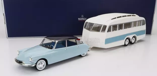 Norev Citroen Ds19 With Roulotte 1960 1:18 181760