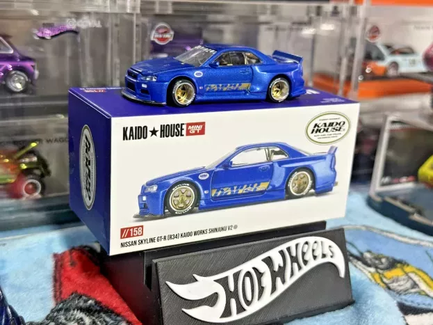 Mini GT Nissan Skyline Gt-r r34 Kaido Works v2 Aero Shinjuku V2 1999 1:64 KHMG158