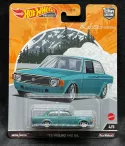 Hot Wheels Premium AutoStrasse ’73 Volvo 142 GL Teal 4/5 HCJ87 Real Riders