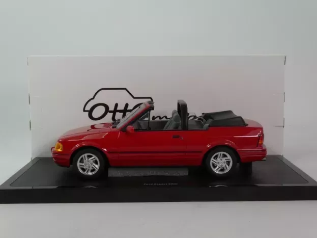 Ottomobile Ford Escort Mk4 Xr3i Cabriolet Flamenco-rot 1986 1:18 OT1254