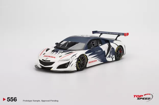 Truescale Honda Nsx Gt3 Evo Team Alpha Tauri N 0 Red Bull Formula Nurburgring 2023 Yuki Tsunoda 1:18 TS0556