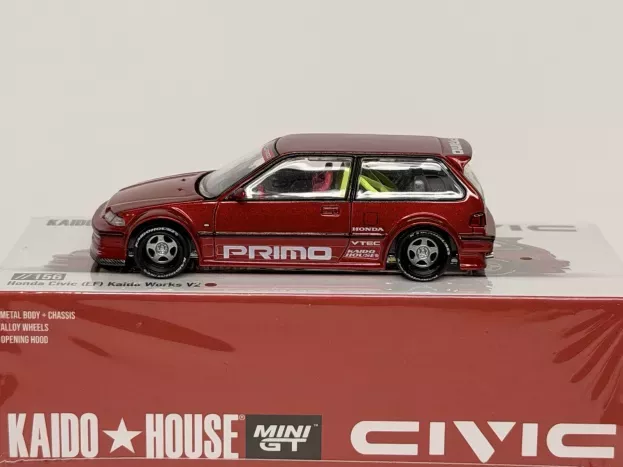 Mini GT Honda Civic ef Kaido Lworks V2 Racing 1987 1:64 KHMG156