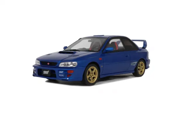 Ottomobile Subaru Impreza Wrx Type R Sti Ver. V Limited Sonic Blue 1999 1:18 OT1249