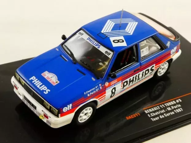 IXO Models Renault R11 Turbo N 8 Rally Tour De Corse 1987 F.chatriot M.perin 1:43 RAC311