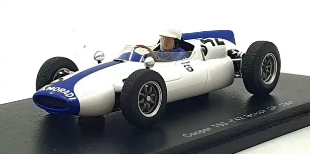 Spark Cooper F1 T53 N 42 British Gp 1961 Masten Gregory 1:43 S3513