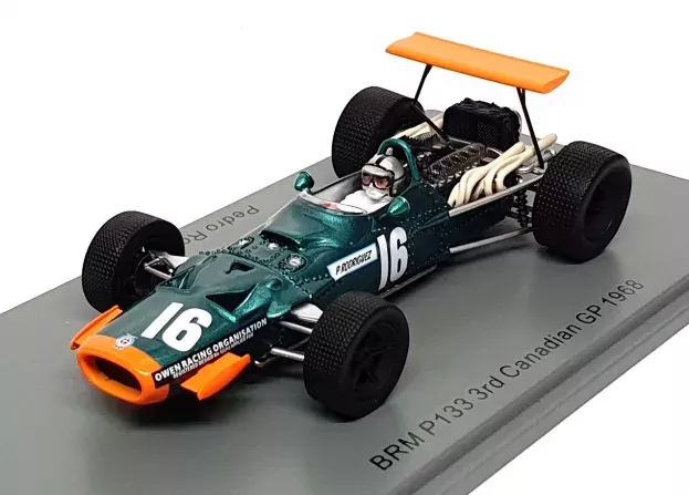 Spark Brm F1 P133 N 16 3rd Canada Gp 1968 Pedro Rodriguez 1:43 S5703