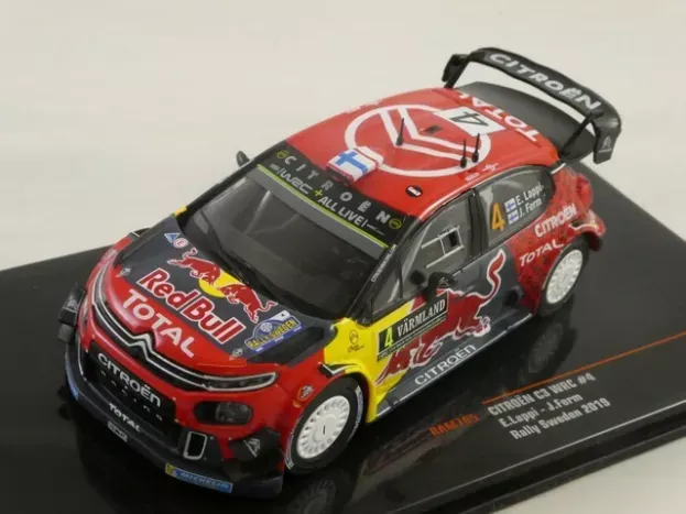 IXO Models Citroen C3 Wrc Team Red Bull N 4 Rally Sweden 2019 E.lappi J.ferm 1:43 RAM705