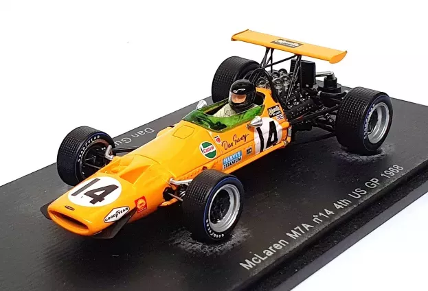 Spark Mclaren F1 M7a N 14 4th Usa Gp 1968 Dan Gurney 1:43 S3097