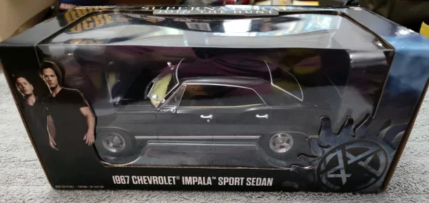 Greenlight Chevrolet Impala Sport Sedan 4-door 1967 Supernatural Join The Hunt 1:24 84032
