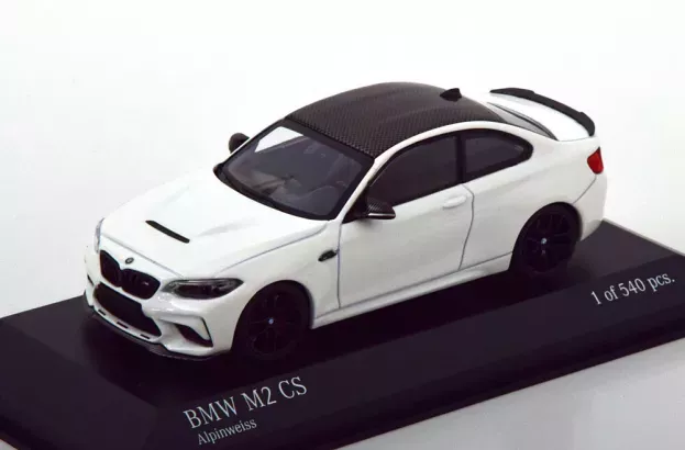 Minichamps Bmw 2-series M2 Cs Coupe g42 2020 Black Wheels 1:43 410021021