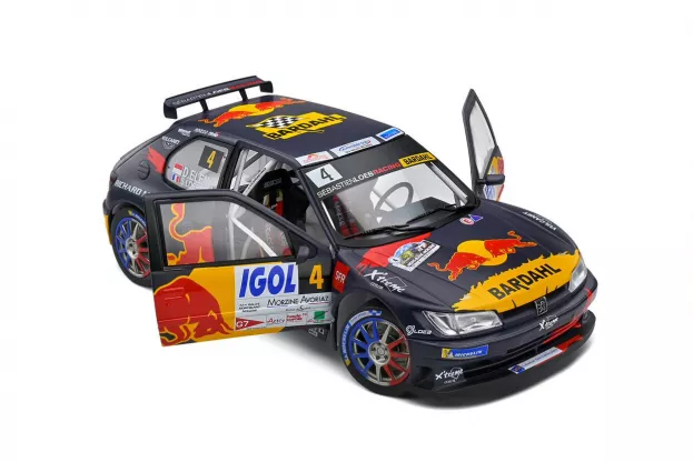 Solido Peugeot 306 Maxi Red Bull N 4 6th Rally Mont Blanc 2021 S.loeb D.elena 1:18 1808301