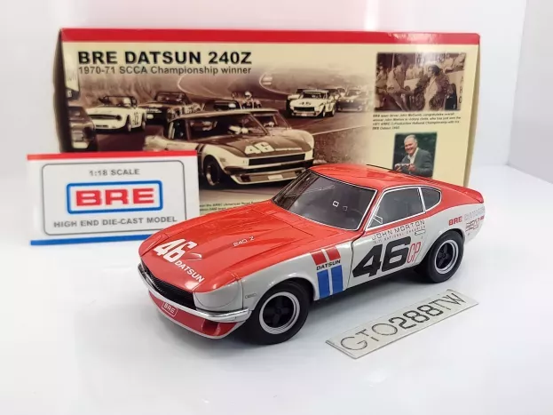 Kyosho Nissan Datsun 240z Bre N 46 Champion Scca 1970 1971 John Morton 1:18 08218A
