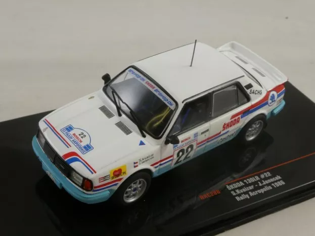 IXO Models Skoda 130lr N 22 Rally Acropolis 1986 Svatopluk Kvaizar Jiri Janecek 1:43 RAC288