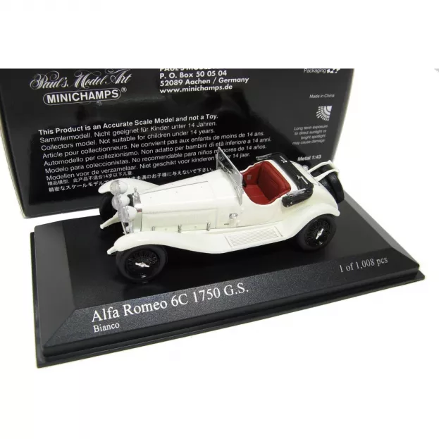 Minichamps Alfa Romeo 6c 1750 G.s. 1930 1:43 400120430