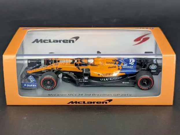 Spark Mclaren F1 Mcl34 Team Mclaren F1 N 55 3rd Brazilian Gp 2019 C.sainz Jr. 1:43 S6048