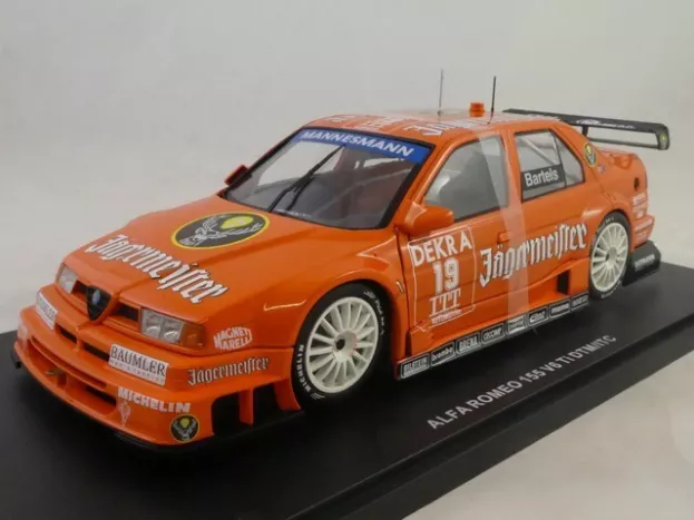 Werk83 Alfa Romeo 155 V6 Ti Jagermeister Racing N 19 Dtm Itc 1995 Michael Barteles 1:18 W1801002
