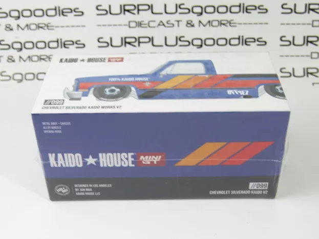 Mini-GT Chevrolet Silverado Pick-up Kaido House Works V2 1980 1:64 KHMG099