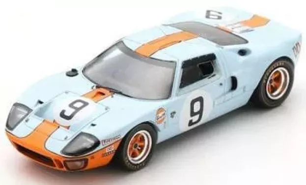 Spark Ford Gt40 4.9l V8 Team Jw Automotive Engineering Gulf N 9 Winner 24h Le Mans 1968 Lucien Bianchi P.rodriguez 1:43 43LM68