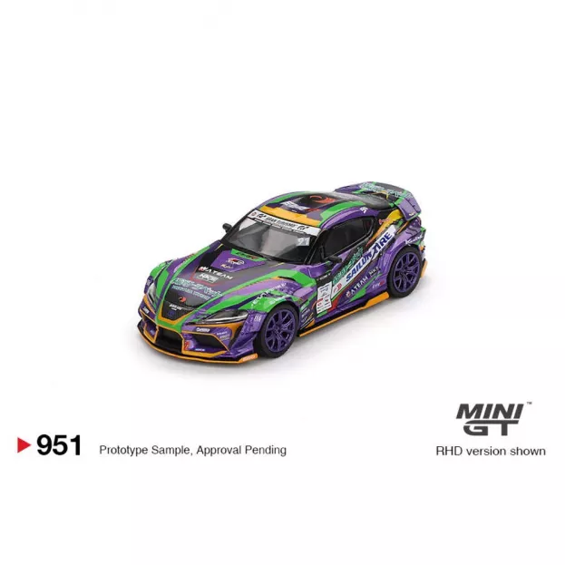 Mini GT Toyota Supra Gr Team Evangelion Racing N 91 Kuhl D1gp 2021 1:64 MGT00951-BL