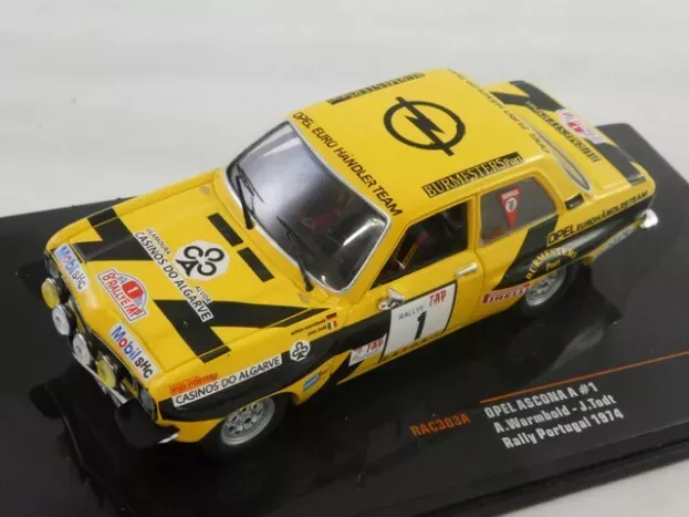 IXO Models Opel Ascona Team Handler N 1 Rally Portugal 1974 A.warmbold J.todt 1:43 RAC383A