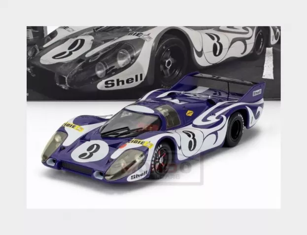 Werk83 Porsche 917 Long Tail Hippie Practise Version N 3 24h Lemans 1970 Gerard Larrousse Willi Kauhsen 1:18 W18034003