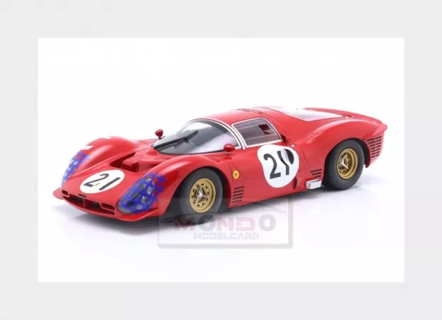 Werk83 Ferrari 330 P3 4.0l V12 Coupe Team Ferrari Sefac N 21 24h Le Mans 1966 Lorenzo Bandini Jean Guichet 1:18 W18022001