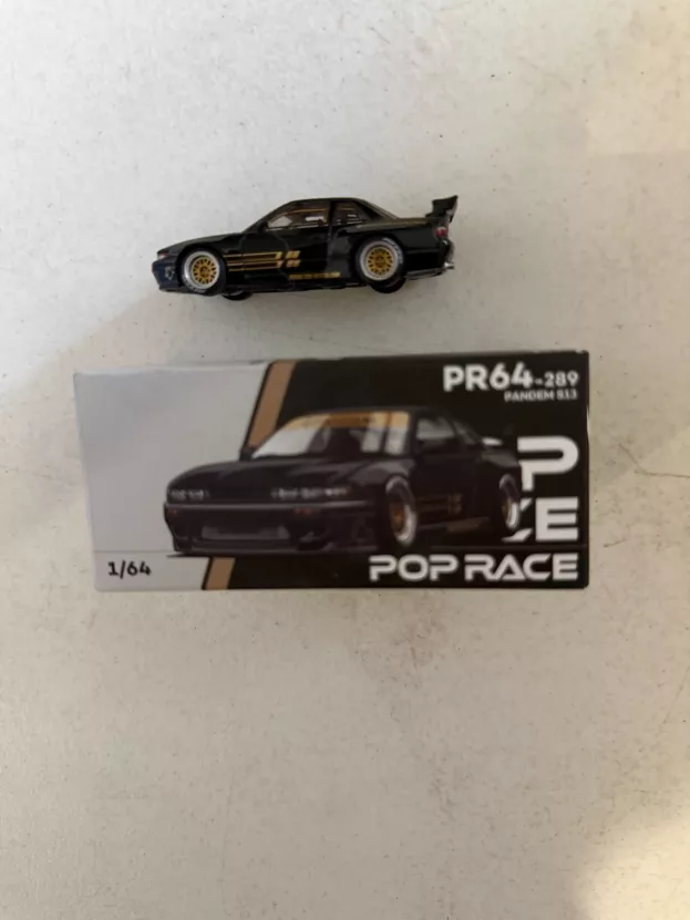 Pop Race Nissan Silvia s13 Pandem 1991 1:64 PR640289