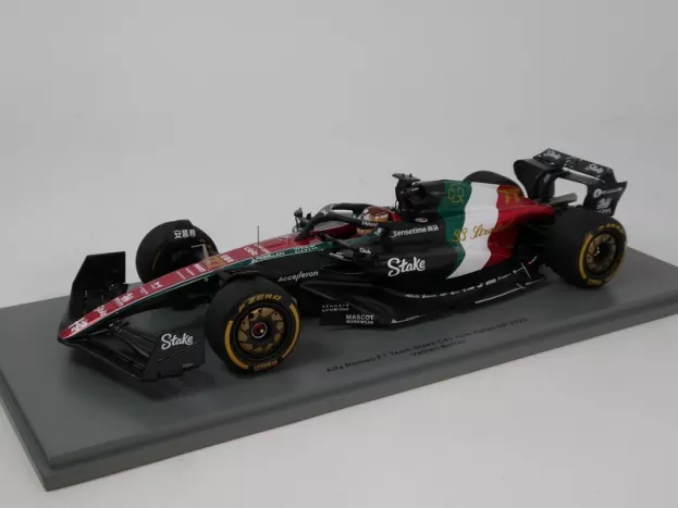 Spark Alfa Romeo F1 C43 Team Stake N 77 Monza Italy Gp 2023 Valtteri Bottas 1:18 18S970