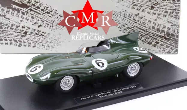 CMR Jaguar D-type 3.4l S6 Team Ecurie Ecosse N 4 Winner 24h Le Mans 1956 N.sanderson R.flockhart 1:18 CMR142