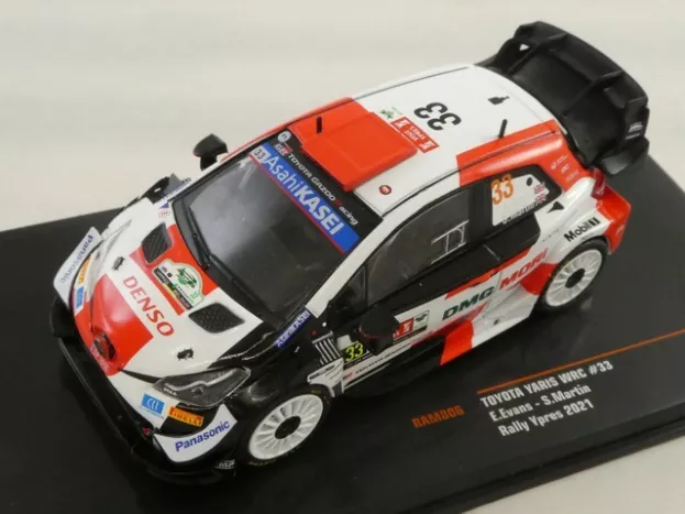 IXO Models Toyota Yaris Wrc N 33 Rally Ypres 2021 E.evans S.martin 1:43 RAM806