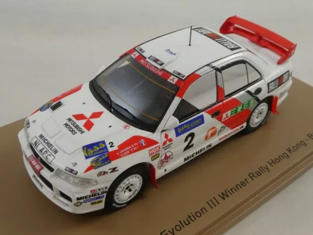Spark Mitsubishi Lancer Evolution Iii N 2 Winner Rally Beijing Hong Kong 1996 A.vatanen Tilber 1:43 S6514