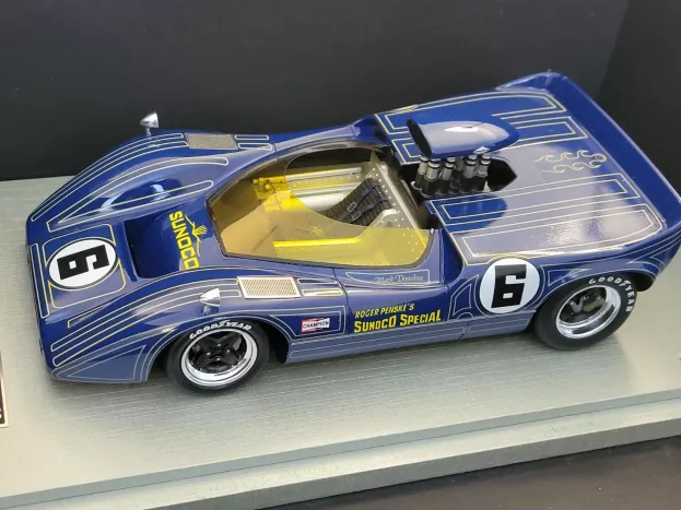 Tecnomodel Mclaren M6b Can-am Team Sunoco N 6 Bridgehampton Gp 1968 Mark Donohue 1:18 TM18-56A