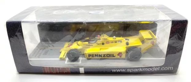 Spark Chaparral 2k N 4 Winner Indianapolis Indy 500 1980 Johnny Rutherford 1:43 43IN80