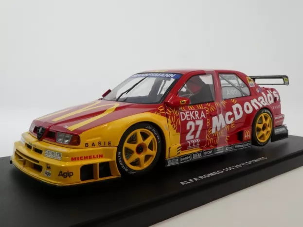 Werk83 Alfa Romeo 155 V6 Ti Mcdonald's N 27 Dtm Itc Race Thunder Helsinki 1995 M.alen 1:18 W1801008