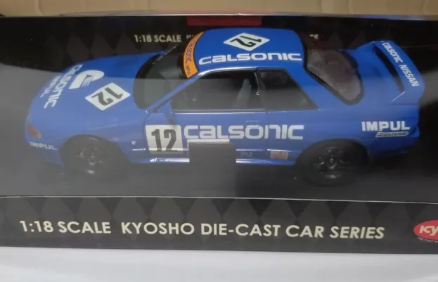 Kyosho Nissan Skyline Gt-r r32 Team Calsonic N 12 Jtc Season 1990 1:18 08361C