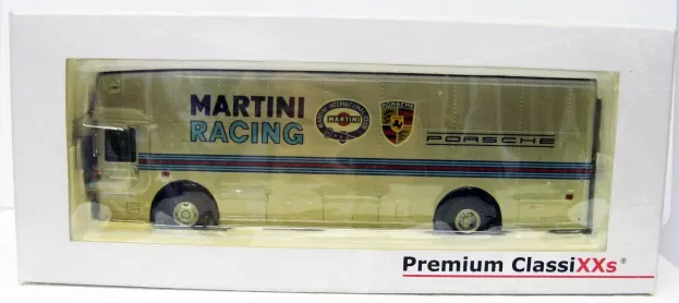 Premium Classixxs Mercedes Truck Transporter Porsche Martini Racing 1:43 12201