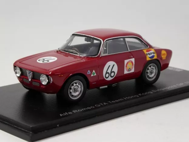 Spark Alfa Romeo Giulia Gta Team Hong Kong N 66 Singapore Gp 1967 Albert Poon 1:43 SA272