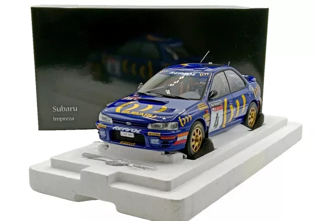 Kyosho Subaru Impreza 555 Repsol N 4 Winner Rally Rac Lombard 1994 C.mcrae D.ringer 1:18 08962A