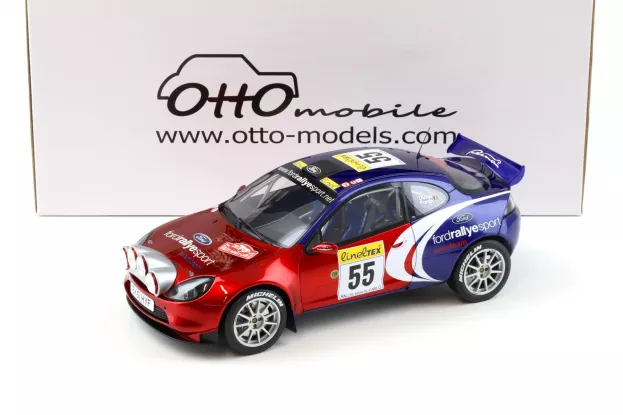 Ottomobile Ford Puma S1600 night Version N 55 Rally Montecarlo 2002 Francois Duval Jean Marc Fortin 1:18 OT456