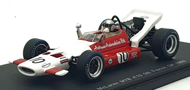 Spark Mclaren F1 M7b N 10 5th French Gp 1969 Vic Elford 1:43 S3127