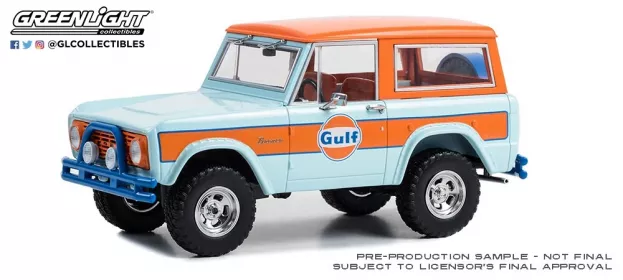 Greenlight Ford Bronco Open Gulf 1966 1:24 85071