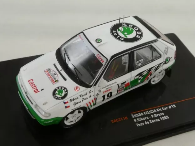 IXO Models Skoda Felicia Kit Car N 19 Rally Tour De Corse 1995 P..sibera P.gross 1:43 RAC371B