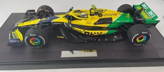 Minichamps Mclaren F1 Mcl38 Team Mclaren N 4 4th Monaco Gp senna 30th Anniversary 2024 Lando Norris 1:12 537248004