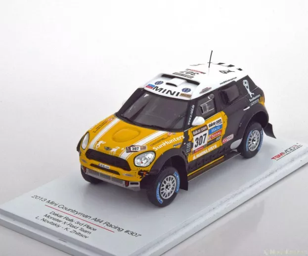 Truescale Mini Cooper Countryman S All4 Racing N 307 3rd Rally Dakar 2013 1:43 TSM144344