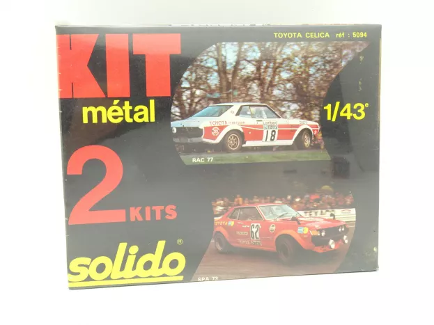 Solido Toyota 2x Celica N 18 Rac N 62 Spa 1973 1:43 5094
